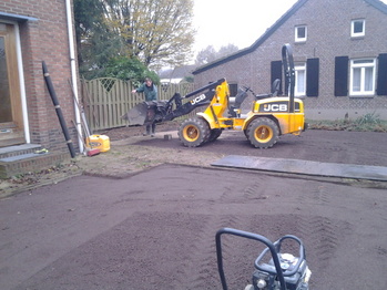 Kunstgras in de tuin in Venlo